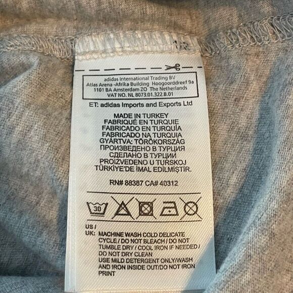 Adidas by Stella McCartney Essential Blossom Tank Top Gray Floral Print Athletic - Picture 9 of 10